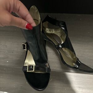 Guess buckle Elegant Black Women's Heels
